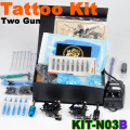 New cheap complete professional Tattoo machine Kit with 2 gun